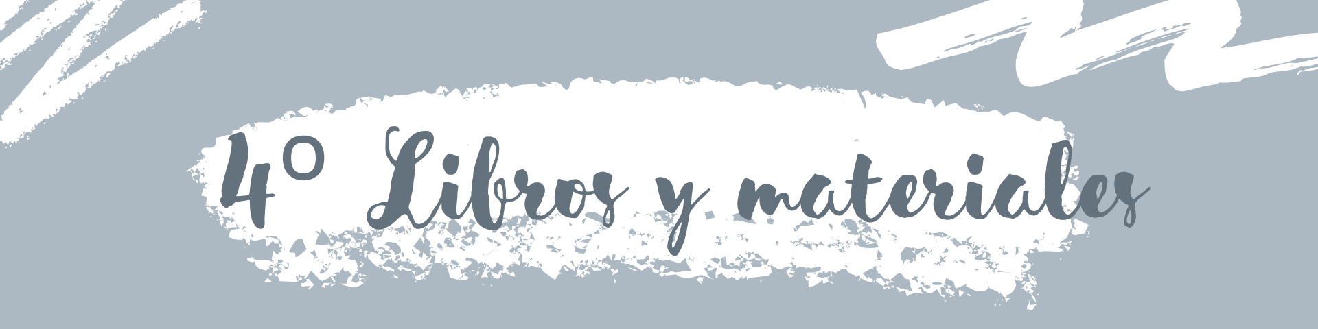 Banner libros 4º